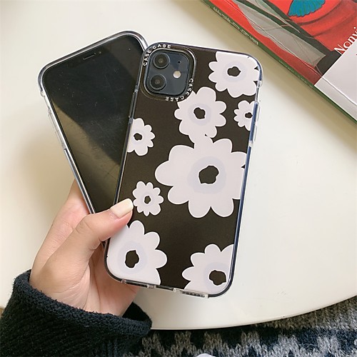 

Phone Case For Apple Back Cover iPhone 12 Pro Max 11 SE 2020 X XR XS Max 8 7 6 Shockproof Dustproof Flower TPU