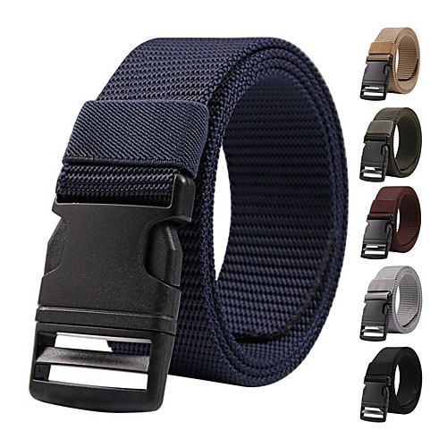 

Men's Wide Belt 100g / m2 Polyester Knit Stretch Belt Solid Colored