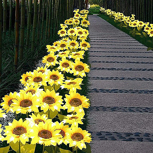 

Solar Lights Outdoor 1pc 1 W LED Lawn Lights Solar Powered Decorative Red Yellow Pink 3.7 V Outdoor Lighting Courtyard Garden 5 LED Beads Thanksgiving Day New Year's