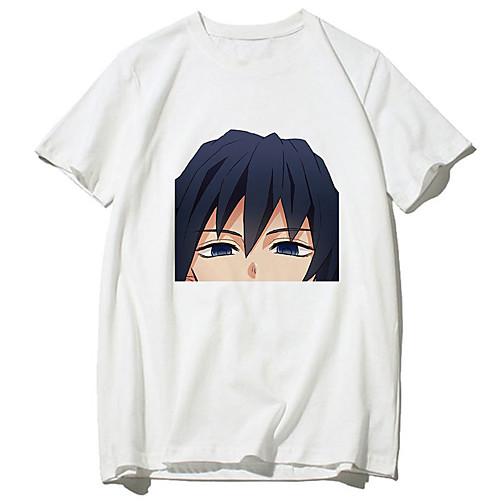

Inspired by Demon Slayer: Kimetsu no Yaiba Cosplay Anime Cartoon Polyester / Cotton Blend Print Harajuku Graphic Kawaii T-shirt For Women's / Men's