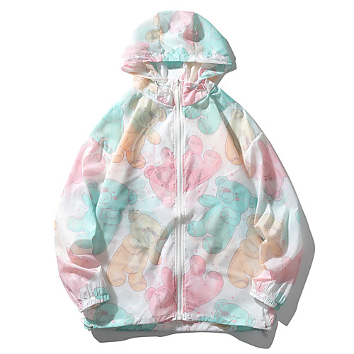 

Women's Coat Casual / Daily Summer Regular Coat Regular Fit Casual Jacket Pattern Zipper FS101010 picture color