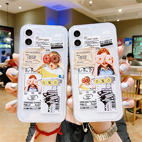 

Phone Case For Apple Back Cover iPhone 12 Pro Max 11 SE 2020 X XR XS Max 8 7 Shockproof Dustproof Cartoon TPU