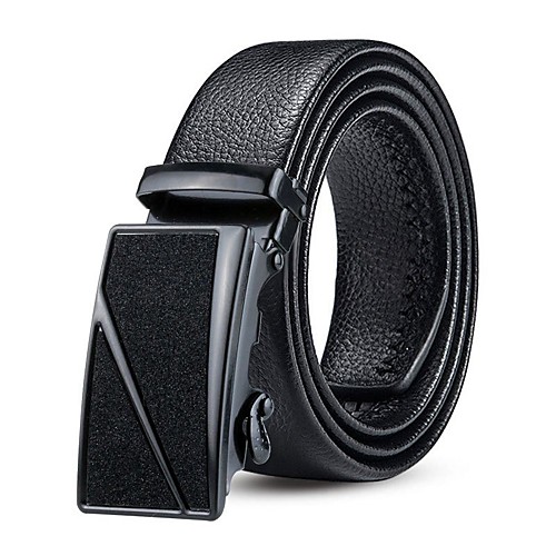 

Men's Wide Belt Office / Career Daily Wear As the Picture Belt Solid Color