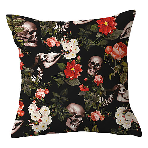 

Floral Double Side Cushion Cover 1PC Soft Decorative Square Throw Pillow Cover Cushion Case Pillowcase for Bedroom Livingroom Superior Quality Machine Washable Outdoor Cushion for Sofa Couch Bed Chair