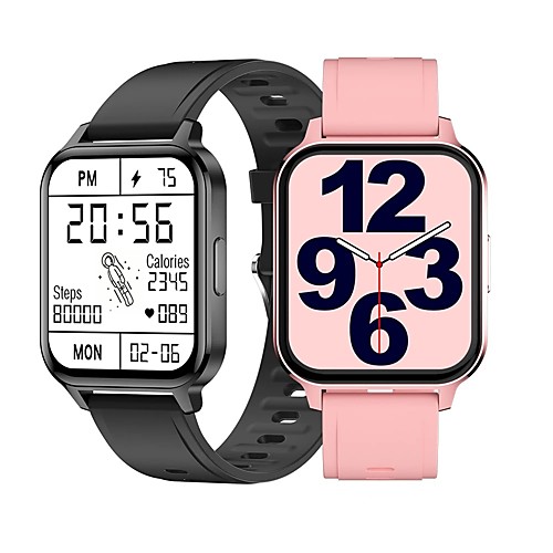 

Q18 Smartwatch Fitness Running Watch Bluetooth Waterproof Touch Screen Calories Burned Timer Stopwatch Pedometer 36.5mm Watch Case for Android iOS Samsung Xiaomi Apple Men Women / Long Standby
