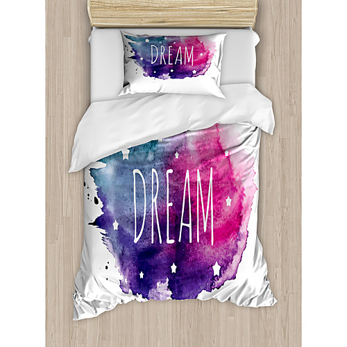 

3-Piece Duvet Cover Set Hotel Bedding Sets Comforter Cover with Soft Lightweight Microfiber Include 1 Duvet Cover 2 Pillowcases for Double/Queen/King(1 Pillowcase for Twin/Single)