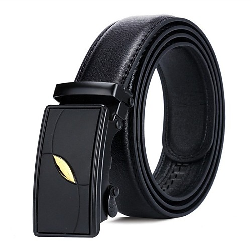 

Men's Wide Belt Office / Career Daily Wear As the Picture Belt Solid Color