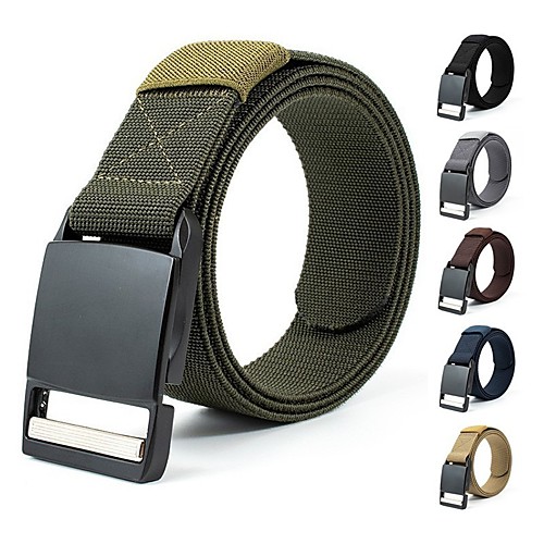 

Men's Wide Belt 100g / m2 Polyester Knit Stretch Belt Solid Colored