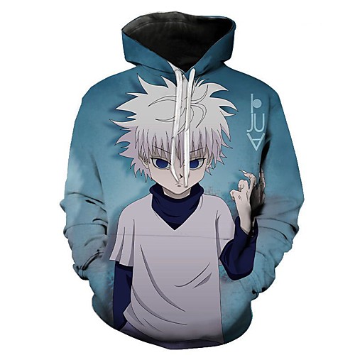 

Inspired by Hunter X Hunter Cosplay Anime Cartoon 100% Polyester 3D Harajuku Graphic Kawaii Hoodie For Women's / Men's
