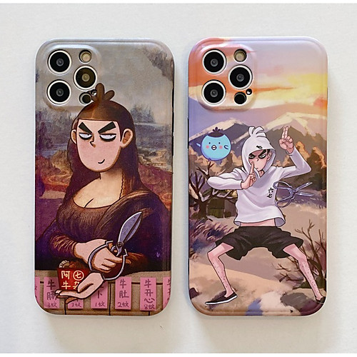 

Phone Case For Apple Back Cover iPhone 12 Pro Max 11 SE 2020 X XR XS Max 8 7 Shockproof Dustproof Cartoon TPU