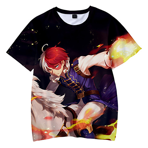 

Inspired by My Hero Academia / Boku No Hero Cosplay Anime Cartoon 100% Polyester Print Harajuku Graphic Kawaii T-shirt For Women's / Men's