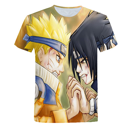 

Inspired by Naruto Anime Cartoon 100% Polyester 3D 3D Harajuku Graphic T-shirt For Women's / Men's