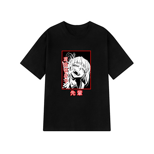 

Inspired by Cosplay Cosplay Anime Cartoon Polyester / Cotton Blend Print Harajuku Graphic Kawaii T shirt For Women's / Men's