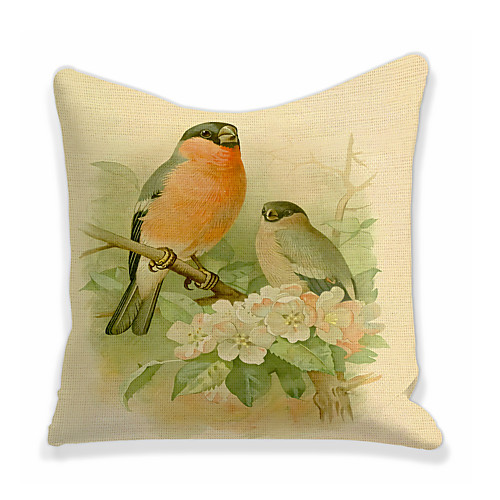 

Double Side Cushion Cover 1PC Faux Linen Soft Decorative Square Throw Pillow Cover Cushion Case Pillowcase for Sofa Bedroom Superior Quality Machine Washable Outdoor Cushion for Sofa Couch Bed Chair
