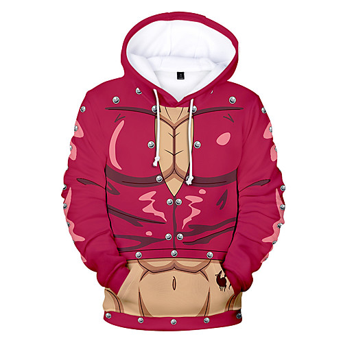 

Inspired by The Seven Deadly Sins Cosplay Anime Cartoon 100% Polyester 3D Harajuku Graphic Kawaii Hoodie For Women's / Men's