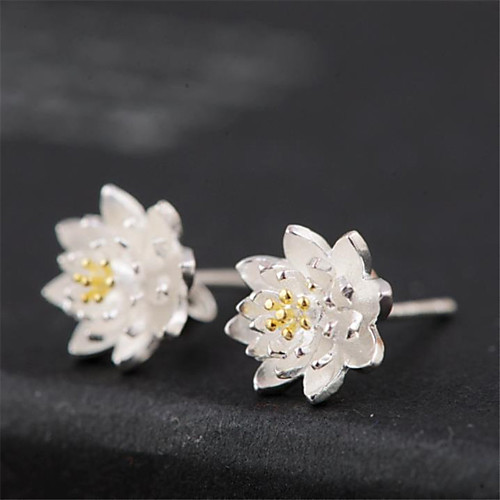 

Women's Stud Earrings Earrings Classic Fashion Romantic Punk Trendy Cute Sweet Earrings Jewelry Silver For Street Gift Date Birthday Festival 1 Pair