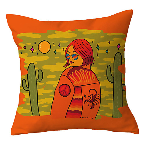 

Double Side Cushion Cover 1PC Soft Decorative Square Throw Pillow Cover Cushion Case Pillowcase for Bedroom Livingroom Superior Quality Machine Washable Outdoor Cushion for Sofa Couch Bed Chair