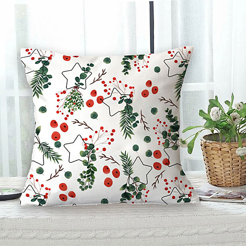 

Christmas Double Side Cushion Cover 1PC Soft Decorative Square Throw Pillow Cover Cushion Case Pillowcase for Bedroom Livingroom Superior Quality Machine Washable Outdoor Cushion for Sofa Couch Bed Chair