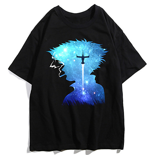 

Inspired by Cowboy Bebop Cosplay Anime Cartoon Polyester / Cotton Blend Print Harajuku Graphic Kawaii T shirt For Women's / Men's