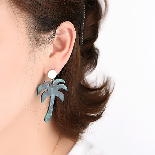

Fashion Fan-Shaped Front And Rear Earrings Alloy Inlaid Rhinestone Earrings Two Ways To Wear 2021