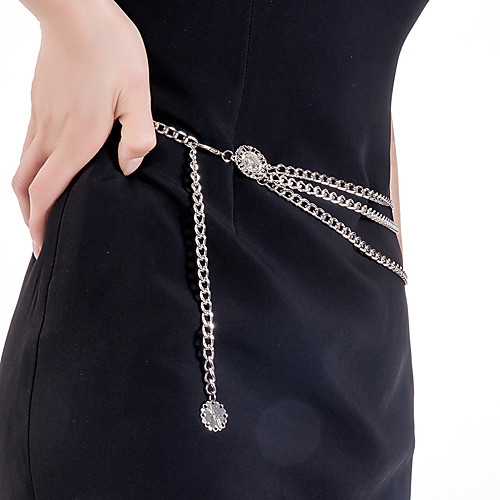 

Women's / Unisex Chain Alloy Belt Solid Colored / Party / Work