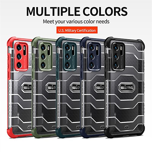 

Phone Case For Huawei Back Cover P40 P40 Pro Mate 40 Mate 40 Pro Mate 30 Mate 30 Pro Shockproof Dustproof Solid Colored TPU