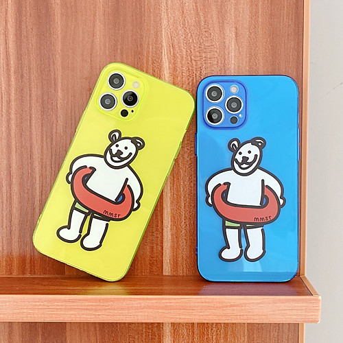 

Phone Case For Apple Back Cover iPhone 12 Pro Max 11 SE 2020 X XR XS Max Shockproof Dustproof Cartoon Graphic TPU