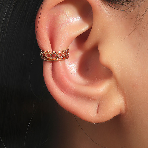 

Ear Clips Hollow Out Fashion Stylish Simple European Trendy Sweet Earrings Jewelry Rose Gold / Silver For Party Evening Street Prom Date Festival