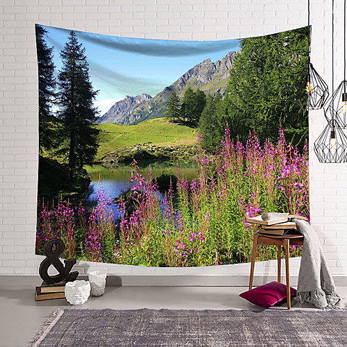 

Landscape Wall Tapestry Art Decor Blanket Curtain Hanging Home Bedroom Living Room Decoration Polyester