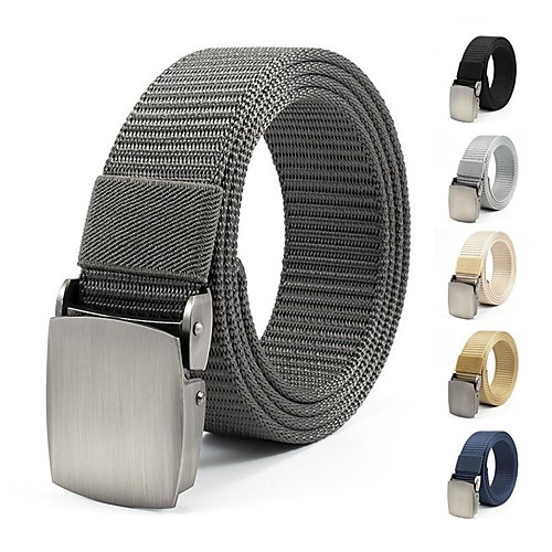 

Men's Wide Belt 100g / m2 Polyester Knit Stretch Belt Solid Colored