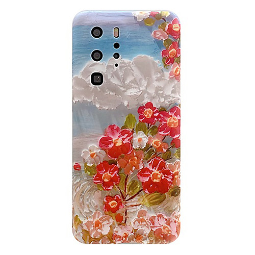 

Phone Case For Huawei Back Cover P40 P40 Pro Mate 40 Mate 40 Pro P30 P30 Pro Mate 30 Mate 30 Pro Honor 30 Honor 30S Shockproof Dustproof Flower TPU