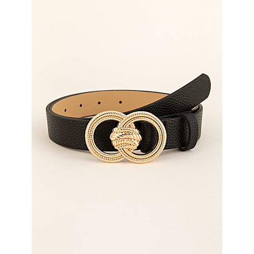 

Women's Waist Belt Other Leather Type Belt Solid Colored