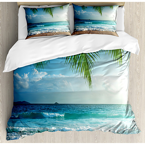 

3-Piece Duvet Cover Set Hotel Bedding Sets Comforter Cover with Soft Lightweight Microfiber Include 1 Duvet Cover 2 Pillowcases for Double/Queen/King(1 Pillowcase for Twin/Single)