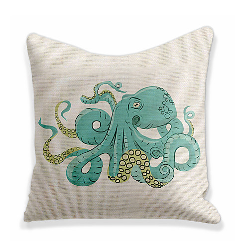 

Octopus Double Side Cushion Cover 1PC Soft Decorative Square Throw Pillow Cover Cushion Case Pillowcase for Bedroom Livingroom Superior Quality Machine Washable Outdoor Cushion for Sofa Couch Bed Chair