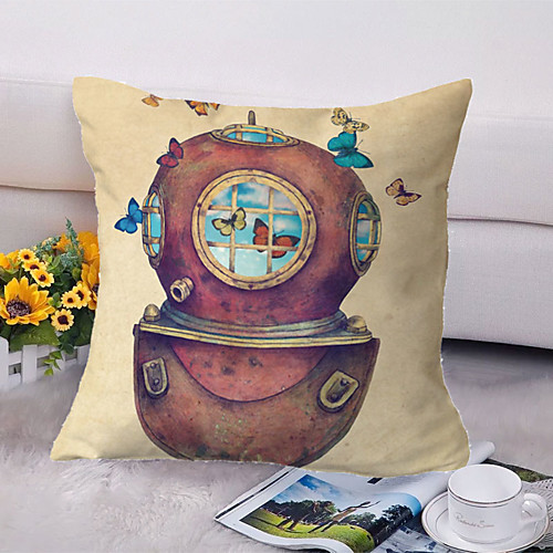 

Vintage Submarine Double Side Cushion Cover 1PC Soft Throw Pillow Cover Cushion Case Pillowcase for Sofa Bedroom Livingroom Superior Quality Machine Washable Outdoor Cushion for Sofa Couch Bed Chair