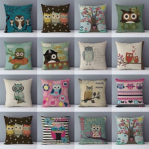 

Animals Double Side Cushion Cover 1PC Soft Throw Pillow Cover Cushion Case Pillowcase for Sofa Bedroom Livingroom Superior Quality Machine Washable Outdoor Cushion for Sofa Couch Bed Chair