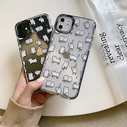 

Phone Case For Apple Back Cover iPhone 12 Pro Max 11 SE 2020 X XR XS Max 8 7 6 Shockproof Dustproof Cartoon Geometric Pattern TPU