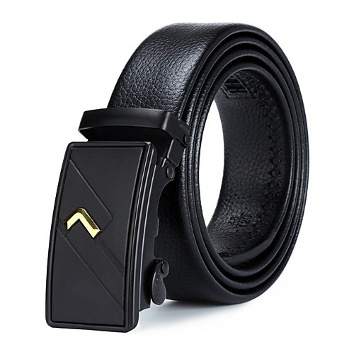 

Men's Wide Belt Office / Career Daily Wear As the Picture Belt Solid Color
