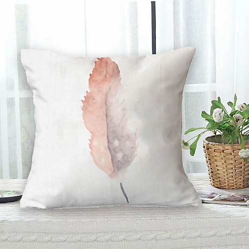 

Feather Double Side Cushion Cover 1PC Soft Throw Pillow Cover Cushion Case Pillowcase for Sofa Bedroom Livingroom Superior Quality Machine Washable Outdoor Cushion for Sofa Couch Bed Chair