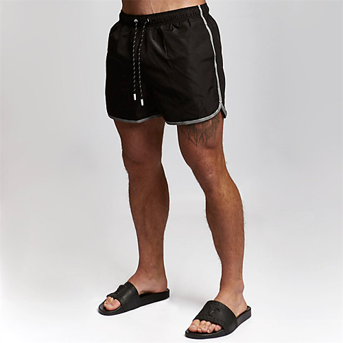 

Men's Sporty Casual / Sporty Quick Dry Breathable Soft Daily Sports Chinos Shorts 5.5 Inch Inseam Shorts Pants Solid Color Short Sporty Elastic Waist Black Camouflage Green Gray