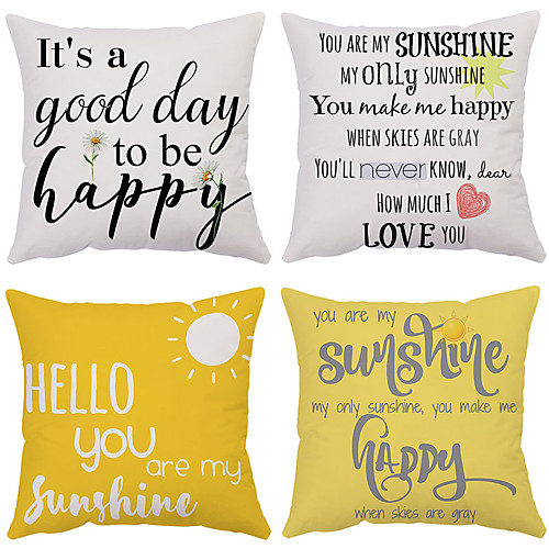 

Double Side Cushion Cover 1PC Soft Decorative Square Throw Pillow Cover Cushion Case Pillowcase for Bedroom Livingroom Superior Quality Machine Washable Outdoor Cushion for Sofa Couch Bed Chair