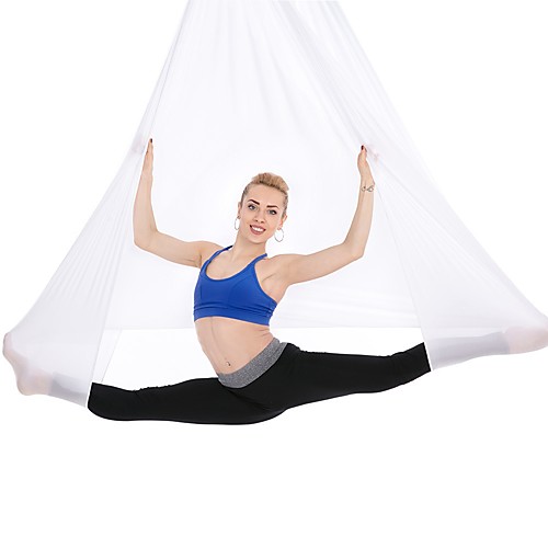 

Flying Swing Aerial Yoga Hammock Silk Fabric Sports Nylon Inversion Pilates Antigravity Yoga Trapeze Sensory Swing Ultra Strong Antigravity Durable Anti-tear Decompression Inversion Therapy Heal your