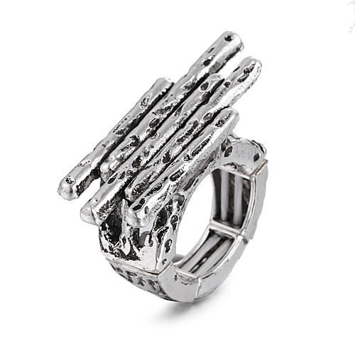 

Adjustable Ring Mismatched Silver Gold Alloy Mini Artistic Natural Elegant 1pc Adjustable / Couple's