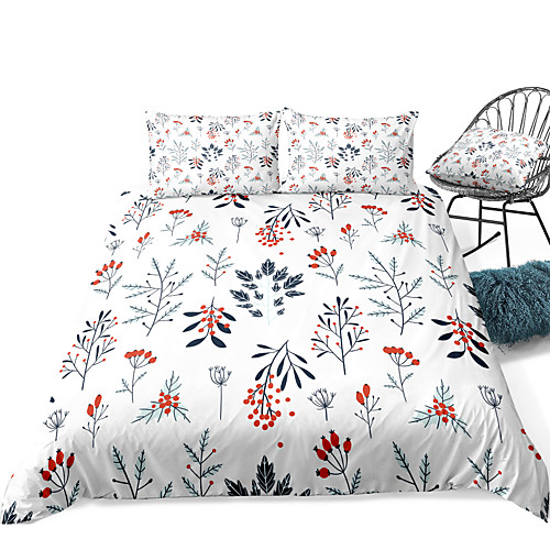 

Duvet Cover Sets 3 Piece Rayon / Polyester 3D Rainbow Reactive Print Bohemian Style
