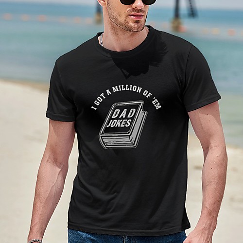 

Men's Tee T shirt Hot Stamping Graphic Prints Book Plus Size Print Short Sleeve Casual Tops Cotton Basic Designer Big and Tall Black