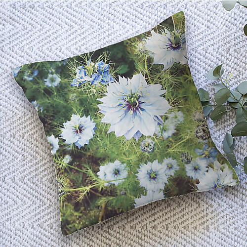 

Flower Double Side Cushion Cover 1PC Soft Throw Pillow Cover Cushion Case Pillowcase for Bedroom Livingroom Superior Quality Machine Washable Outdoor Cushion for Sofa Couch Bed Chair