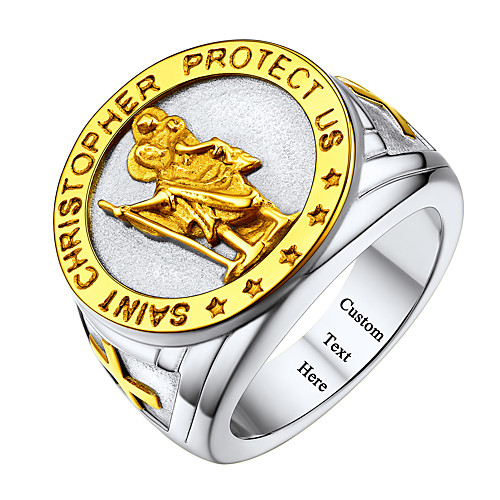 

Band Ring Two Stone Silver Stainless Steel Artistic Classic 1pc 7 8 9 10 11