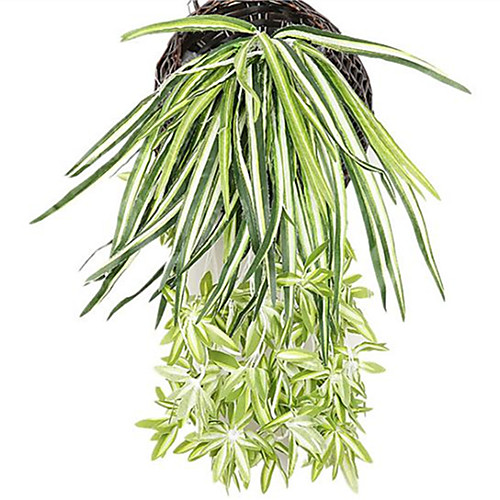 

60cm Simulation Hanging Orchid Wall Rattan Wall Hanging Flower Home Living Room Ceiling Decoration 2pcs