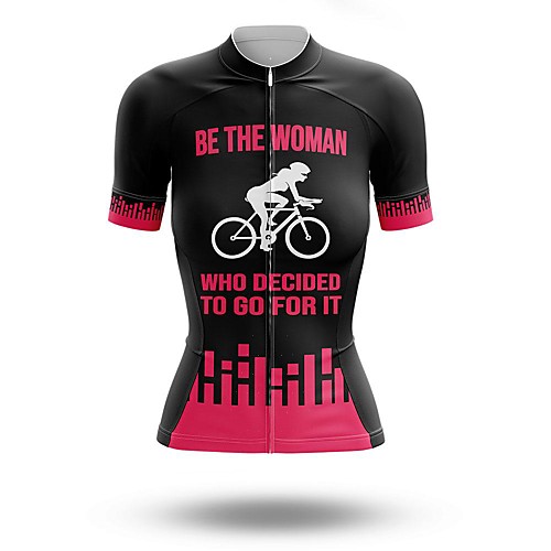 

21Grams Women's Short Sleeve Cycling Jersey Summer Spandex Black Bike Top Mountain Bike MTB Road Bike Cycling Quick Dry Moisture Wicking Sports Clothing Apparel / Stretchy / Athleisure