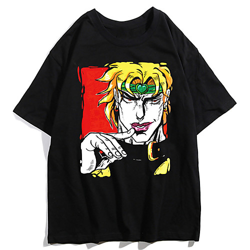 

Inspired by JoJo's Bizarre Adventure JOJO Anime Cartoon Polyester / Cotton Blend Print Harajuku Graphic Kawaii T shirt For Women's / Men's